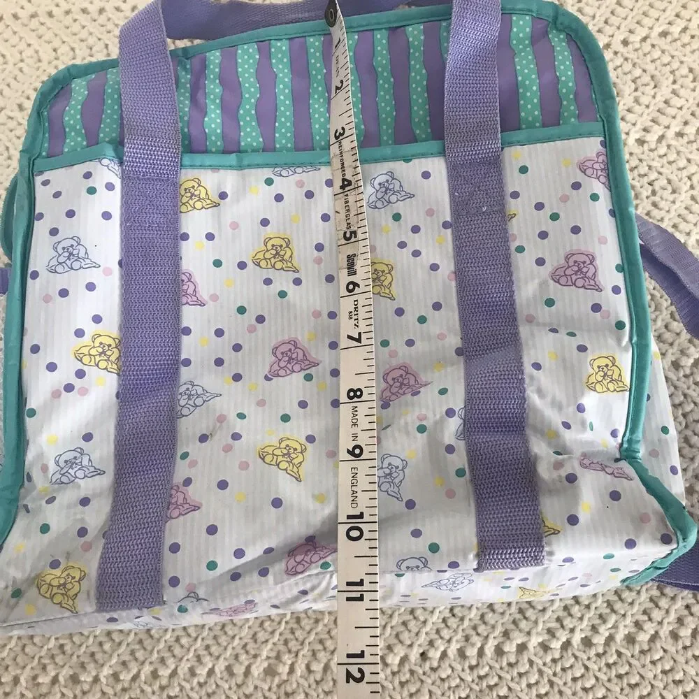 Ross Pediatrics Similac Diaper Bag Medium Teddy Bears 90s With Pouch